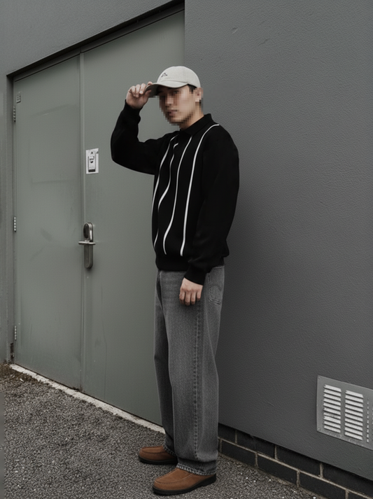 APEX ZIP SWEAT - BLACK