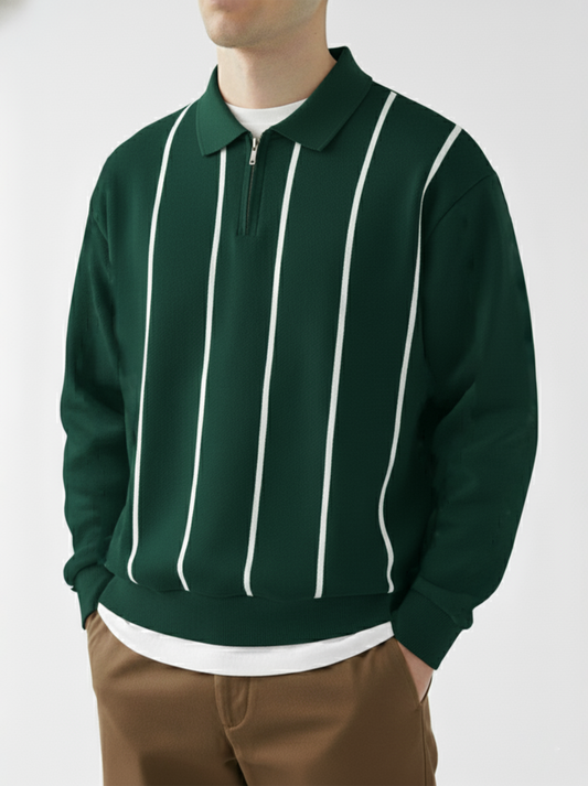 APEX ZIP SWEAT - GREEN
