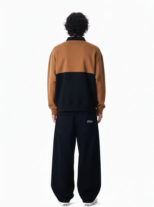 MERGE SWEAT - BROWN/TAN