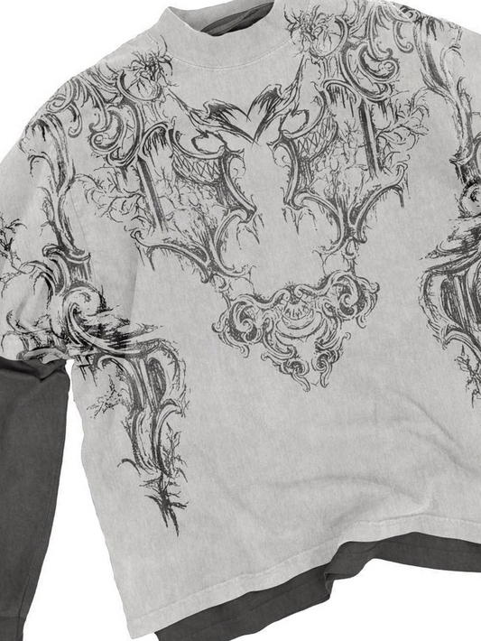 Double Layer Long Sleeve Tee