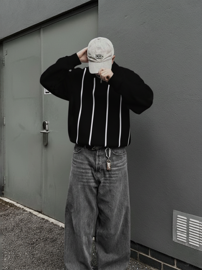 APEX ZIP SWEAT - BLACK