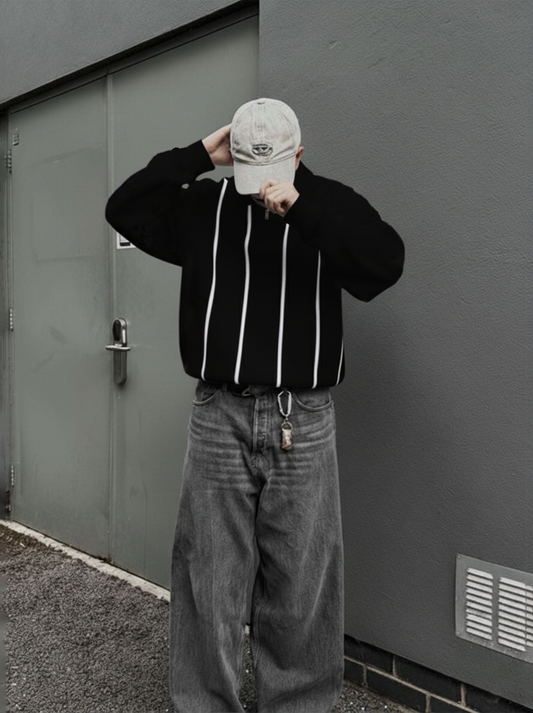 APEX ZIP SWEAT - BLACK