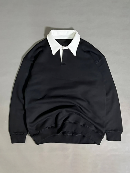 CONTRAST SWEAT