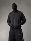 FLEECE BOMBER JACKET – BLACK