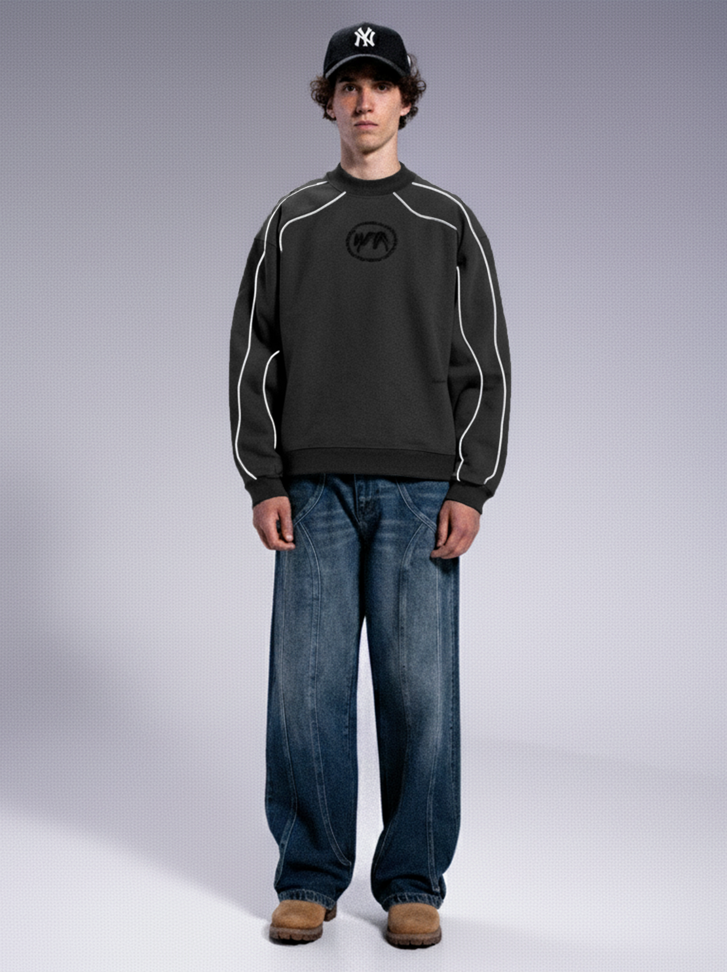 SYNC CREWNECK - DARK GREY