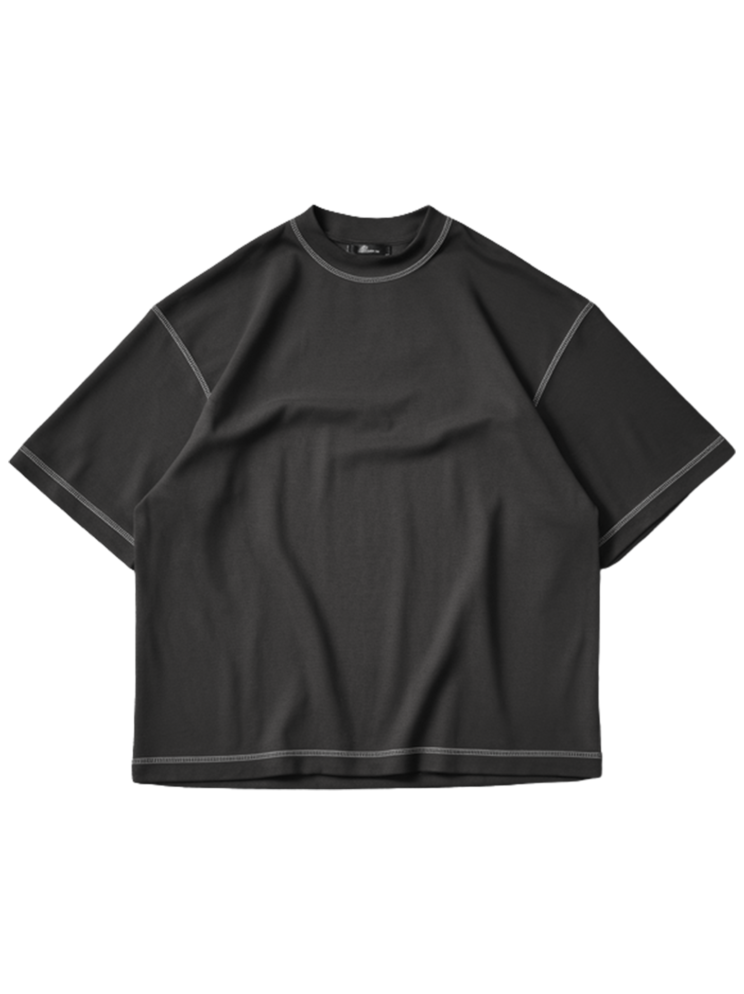 Contrast Stitch - Grey/White
