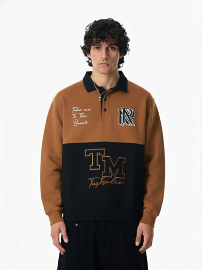 MERGE SWEAT - BROWN/TAN