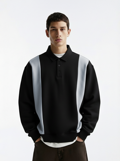 SPLIT SWEAT - SILVERISH