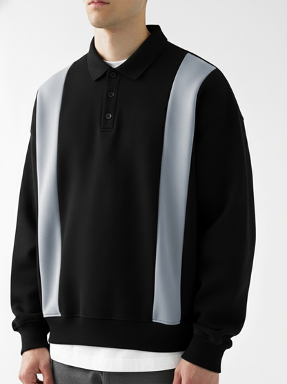 SPLIT SWEAT - SILVERISH