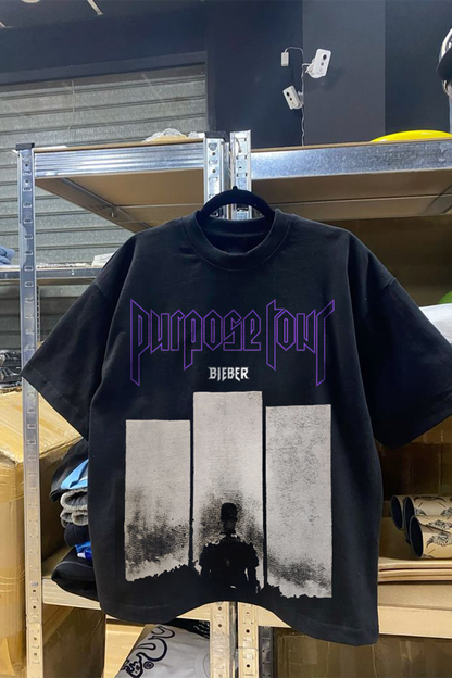 Purpose tour (Bieber) Drop Shoulder Tee